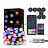 Décorations de Noël WS2812B adressables individuellement Colorf LED Round Ball String Light WS2812 Strip Party Decoration Birthday Decoration IP6 DH5RG