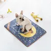 Pet Dog Tat Summer Summer Refrigere Puppy Washable Ice Silk Dogs Gatos respiráveis frios frios acessórios 240416