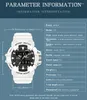 Armbandsur Sanda 780 Original Big Men's Sports Alarm Clock Quartz Waterproof Dual Display Watches Relogio Masculino
