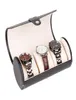 Lintimes New Black Color 3 Slot Watch Box Case de viagem Case de pulso Rolo de joalheria Organizador do coletor de joalheria15227022