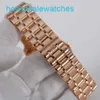 AP LOISIR WROW Watch Classic Series 15155or Match masculin 18K Rose Gold With Diamond Automatic Machinery Swiss Watch World Famous Luxury Watch Diamètre 36 mm