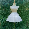 Skirts Women Girls 35cm Tulle Skirt Elastic Waist 3 Layer Mini Petticoat Underskirt Half Slips Dress For Costume Party