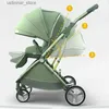 Strollers# Travel portably Baby stroller Can Ultralight folded childrens Trolley car 0-4 years High view Four wheels Newborn Baby Cart L416