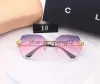 Tasarımcı Chanells Gözlükler Güneş Gözlüğü Döngüsü Lüks Moda Sporları Polarize Erkekler Kadın Vintage Beyzbol Turuncu Rimless Square Glasses