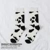 Girl Dresses 2 Pairs Cow Print Socks Girls Comfortable Winter Printed Cotton Sports Lovely Durable Woman Fashionable