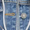 Giubbotti da donna in denim primaverile giubbotto autunno donna con cappuccio con cappuccio Lady Vaquero Chaleco Boy-Boy Gilet