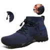 Fitnessschoenen Ademend Mesh Mes's Botas Tactical Boots Wandelen Soft Outdoor Non-Slip Trail Trekking Climbing Designer Waden Sneakers