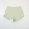 Ll yoga shorts dames koel 2,5 inch sport shorts snel drogen losse rijbroeken koele fietsen shorts voor de zomer