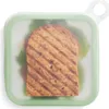 Tiens à emporter des conteneurs Sandwich à la boîte à lunch en silicone respectueuse de l'environnement peut être réutilisé le stockage des aliments disponibles pour chauffage des étudiants repas portables