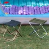 243G Mini Storage Fishing Chair Outdoor Aluminium Alloy Portable Folding Camping Stool Ultralight Picnic Furniture 240412