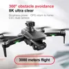 Drony RG101 MAX GPS Drone 8K Profesjonalny podwójny aparat HD FPV 3KM Fotografia lotnicza bezszczotka Silna Składana Quadcopter zabawka 240416