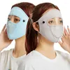 Eşarp Güneş Koruyucu Maskesi Kadınlar Yaz Tam Yüz İpek Boyun Koruması Açık Toz Yalıtımı Nefes Alabilir Anti-Urtraviyole İnce