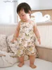 ROMPERS MILANCEL SOMMER BABY CLOMSE WAFFLE CAMISOLE ROMPERS Animal Print Boys Jungensuit Infant Girls Outfit L410
