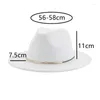 Beret Hats for Women Fedoras Męski kapelusz Panama szeroki brzeg solidny zespół formalny ślub mężczyźni zimowi pamelas y tocados para bodas