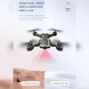 Drones S6 Mini Drone 4K Складной беспилотный беспилотник интеллектуальное предотвращение препятствий HD 8K Двойное управление двойной камерой воздушное управление воздушной камерой 24416