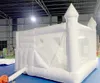 4,5x4.5m (15x15ft) Combinamento de casas de salto inflável de casamento branco de PVC completo Combo com bouncer de slides Castelo saltitante para crianças festas de aniversário