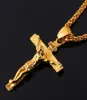 Lyxig charmig guldkedja halsband för kvinnor män manlig hiphop coolt tillbehör mode Jesus hänge halsband gåvor1324808