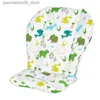 Porte-poussette accessoires Nouveau coussin de chaise élevée pour bébé Q240416