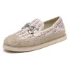 Dames stroming visser zomer loafers lichtgewicht luie casual schoenen nieuwe mode dame ademende low top comfort trav