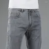 Jeans masculin 2024 Spring Classic Style Brand Business Business Quality Casual Stretch Slim Slim Pantal