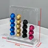 2048 PCS Akryl Nespresso Originallinska kaffepod Holder Rack Capsule Lagring Kylskåp Tower Stand Pod Coffee Holder 240416