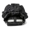 Plecak Men Nylon Waterproof 16 -calomowy laptop przeciw kradzieży zamek błyskawiczny dla nastoletniej osobowości college'u duża zdolność wojskowa Mochila