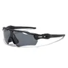 Cyklande solglasögon Eyewear Eyewears UV400 Polariserade svarta lins Cycling Eyewear Sports Riding Glasses MTB Bicycle Goggles With Case for Men 66666