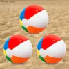 Sand Play Water Fun 30cm PVC Uppblåsbar strandboll Barn Summer Water Ball Toy Y240416