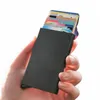 Nuovo porta della carta di marca di lusso uomini anti -RFID bloccanti Magic Case ID Credit Bank Box Slim Mini Piccoli portafogli Mey H7OD#