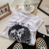 2024 Дизайнер бренда мужская и женская футболка Ультраточная дышащая белая футболка с печатными буквами английский пуловер