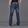 2024 Herren Stretch Hip Hop Loose Casual Jeans gerade Bein Version Mode Denimhose Vintage Hosen für männlich 240415