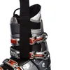 Sacs extérieurs 4pcs Ski et Snowboard Boot Carrier Strap Sclinder Sling Lash Winter Gear Accessory (noir)