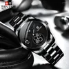 Montre-bracelets 2024 Top Luxury Men's Watch Elegant Hollow Design Fashionable Sports étanche