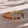 Очарование браслетов Tila Bears Bracelet для женщин дизайн моды гематит Секщитный красочный импульс