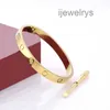 Miłość śruba bransoletka projektant biżuteria męska Kobiety Bangle Classic 5.0 Titanium Steel Stal Stal-Plant-Plane Colours Gold Sier Rose Nie alergia