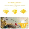 Other Bird Supplies 5 Pcs Feeder Parrot Feeding Basket Hanging Practical Feeders Vegetable Egg Cage Food