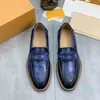 15a stijl luxe suede mannen kleding schoenen koehide leer 2023 herfst nieuwe Britse trend ontwerper handgemaakte zakelijke zakelijke sociale loafers no veters maat 38-45
