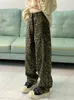 Pantaloni da donna in denim per leopardo di jeans da donna 2024