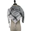 Scarves Teen Arab Dustproof Scarf With Jacquard Pattern Outdoor Keffiyeh Headscarf