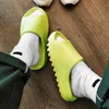 Designer Sandals Slides Slippers Men Women Glow Green Sand Black Bone White Onyx Cream Slide Sandals Big Size