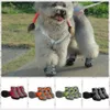 4PCSSet Antislip Dog Shoes Reflective Wearresistent Pet Breattable With Zipper 240402