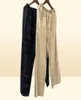 Pantalon Toteme Printemps Automne Summer 100 Silk Logo broderie Casual Trawstring Nighty Lignet Oversize Casual Style7062223