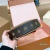 2024 Handväskor Tiny Handbag Totes Baguette Fashion Purse Black/Gold Hardware Leather 5A