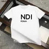 Men's T-Shirts Summer luxury brand Mens clothing shirts Designer T Shirt Casual Man Womens Tees With Letters Print Short Sleeves spring summer tide mens Q240416