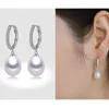 Brincos de garanhão 2x Ear rolagem de pérolas de jóias de jóias de jóias de moda multicolorida datação de mulheres suprimentos de suprimentos