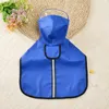 Dog Apparel Cloak Raincoat Outdoor Pet Clothing With Brim Teddy Water Resistant Clothes Reflective Rain Coat For Small Medium Dogs