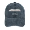 Berets Cruise Ship Iona Élégant design graphique Cowboy Chapeau Snapback Cap camionneur pour les femmes Sun Women's