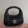 Sacs de soirée Designer MiuimiUi Sac en cuir sac pour femmes sac à main plissé hobo sous-ararm