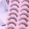 AYRMILLA Natural False Eyelashes 51014Pairs Dramatic 3D Mink Lashes Thick Fake Eyelash Extension Faux Cils Makeup maquiagem 240416