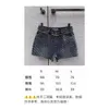 MM Famille 24SS New Jacquard Jeans Full Denim Shorts livraison de la taille de la taille de la taille High Street